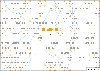 map of Hwè-hkam