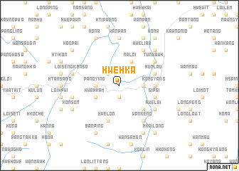 map of Hwèhka
