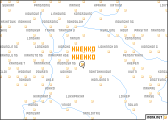 map of Hwe-hko