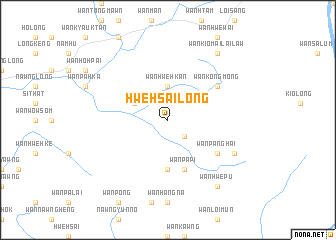 map of Hwè-hsai-long