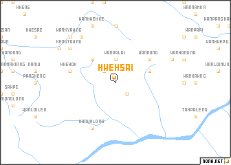 map of Hwè-hsai