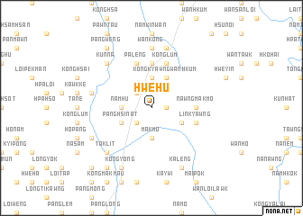 map of Hwè-hu