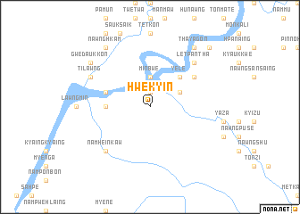 map of Hwekyin