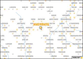 map of Hwè-mawng