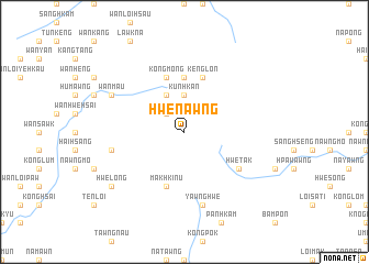 map of Hwenawng