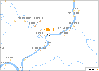 map of Hwena