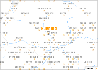 map of Hwè-ning