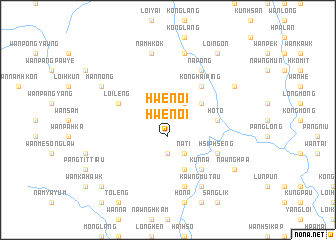 map of Hwè-noi