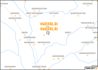 map of Hwè-pa-lai