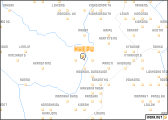 map of Hwèpu