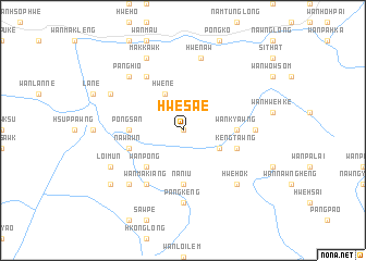map of Hwè-saè