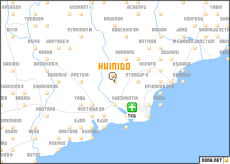 map of Hwinido