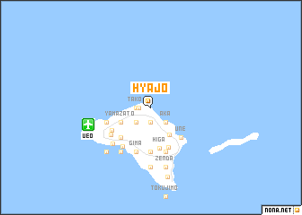 map of Hyājō