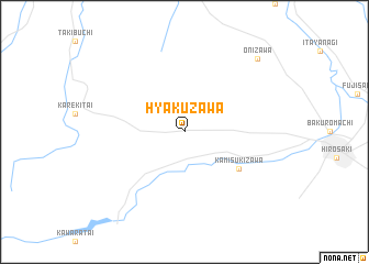 map of Hyakuzawa