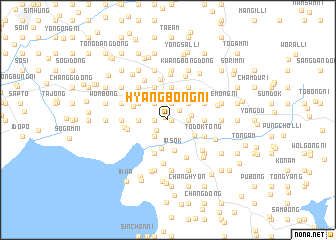 map of Hyangbong-ni