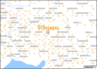 map of Hyangbong