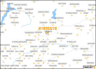 map of Hyanggyo