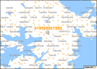 map of Hyangmok-tong