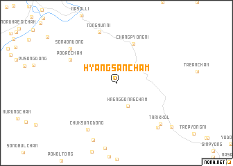 map of Hyangsanch\