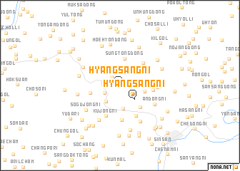 map of Hyangsang-ni