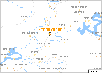 map of Hyangyang-ni