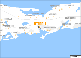 map of Hyannis