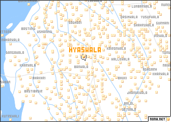 map of Hyāswāla