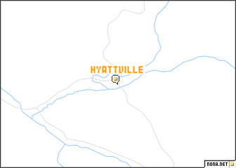 map of Hyattville