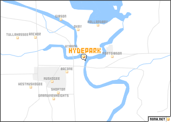 map of Hyde Park