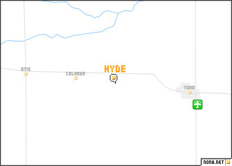 map of Hyde