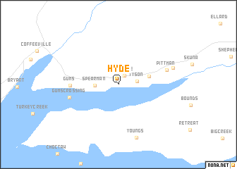 map of Hyde