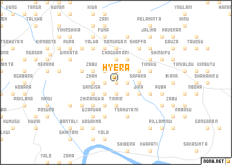 map of Hyera