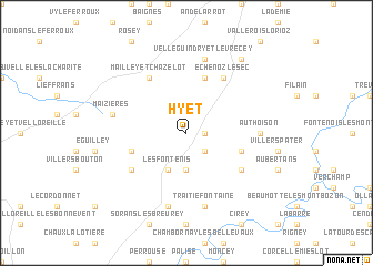 map of Hyet