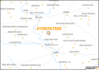 map of Hyinenstown