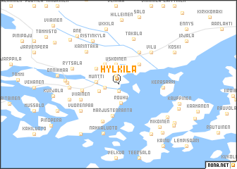 map of Hylkilä