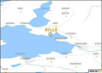 map of Hylla