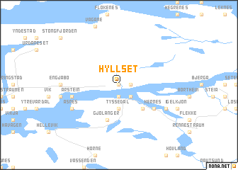 map of Hyllset