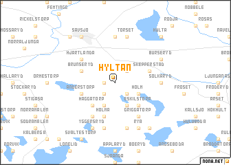 map of Hyltan