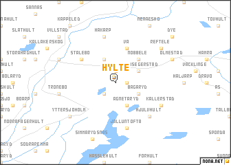map of Hylte