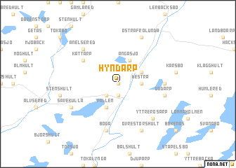 map of Hyndarp