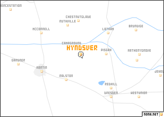 map of Hyndsver