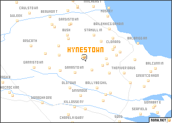 map of Hynestown