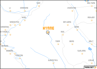map of Hynne