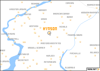 map of Hynson