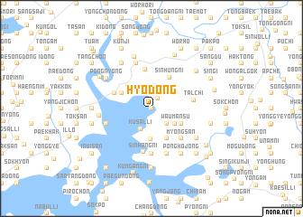 map of Hyo-dong