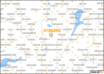 map of Hyo-dong