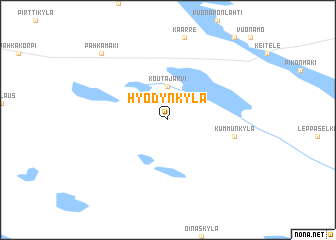 map of Hyödynkylä