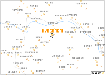 map of Hyogong-ni