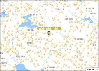 map of Hyogyŏng-gol