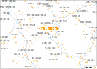 map of Hyojang-ni